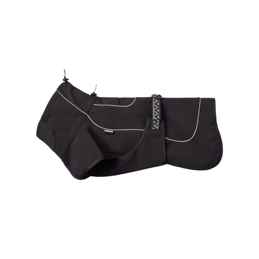 RAIN DEFENDER | Reflective Dog Coat | Black